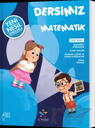 2. Sınıf Dersimiz Matematik Soru Bankası – Gülcan Eda Aydemir – 5 Yıldız Yayınları kitap kapağı