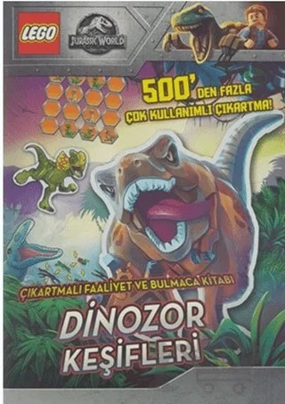 Lego Jurassic World Çıkartmalı Faaliyet ve Bulmaca Kitabı - Dinozor Keşifleri – Kolektif – Doğan Egmont Yayıncılık kitap kapağı