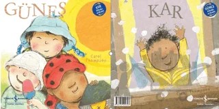 Güneş - Kar (İki Kitap Bir Arada) – Carol Thompson – İş Bankası Kültür Yayınları kitap kapağı