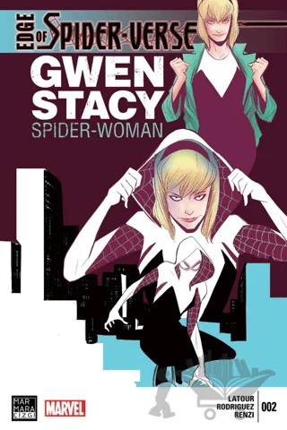 Edge of Spider-Verse 2 - Gwen Stacy Spider Woman – Jason Latour – Marmara Çizgi kitap kapağı