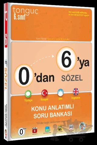 0'dan 6'ya Sözel Konu Anlatımlı Soru Bankası – Kolektif – Tonguç Akademi kitap kapağı