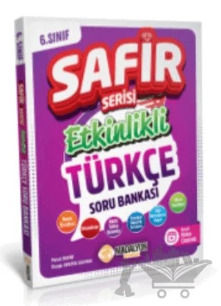 6. Sınıf Safir Türkçe Soru Bankası – Kolektif – Madalyon Yayınları kitap kapağı
