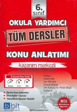 6. Sınıf Tüm Dersler Konu Anlatımı – Kolektif – Bulut Eğitim ve Kültür Yayınları kitap kapağı