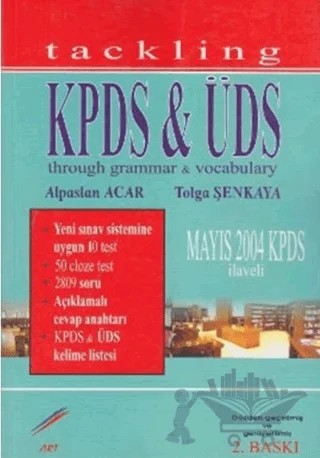 Tackling KPDS ve ÜDS – Alpaslan Acar – Art Basın Yayın Hizmetleri kitap kapağı