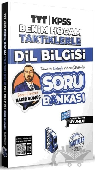 TYT AYT KPSS Taktiklerle Dil Bilgisi Soru Bankası – Kadir Gümüş – Benim Hocam Yayınları kitap kapağı