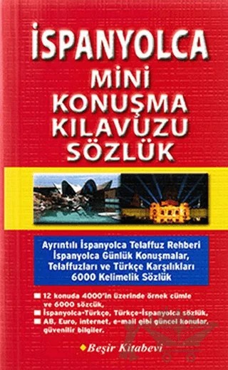İspanyolca Mini Konuşma Kılavuzu Sözlük – Metin Yurtbaşı, Maria Caldentey – Beşir Kitabevi kitap kapağı