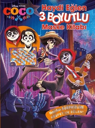 Disney Coco Haydi Eğlen 3 Boyutlu Maske Kitabı – Kolektif – Doğan Egmont Yayıncılık kitap kapağı