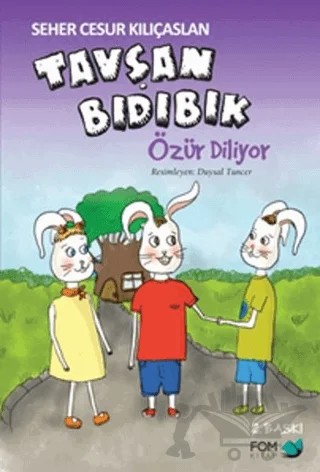 Tavşan Bıdıbık Özür Diliyor – Seher Cesur Kılıçaslan – FOM Kitap kitap kapağı