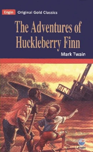 The Adventures of Huckleberry Finn – Mark Twaın – Engin Yayınevi kitap kapağı