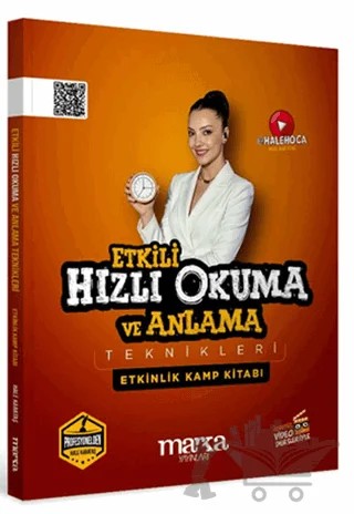 Etkili Hızlı Okuma ve Anlama Teknikleri Etkinlik Kamp Kitabı – Hale Karataş – Marka Yayınları kitap kapağı