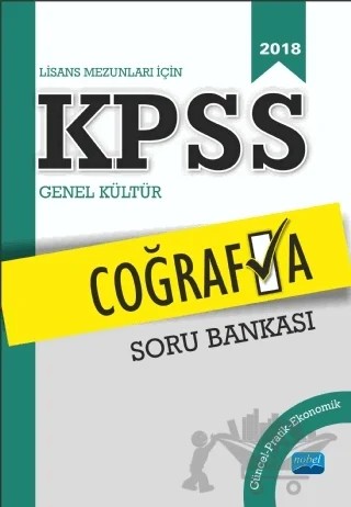 2018 Lisans Mezunları İçin KPSS Coğrafya Soru Bankası – Kolektif – Nobel Akademik Yayıncılık kitap kapağı