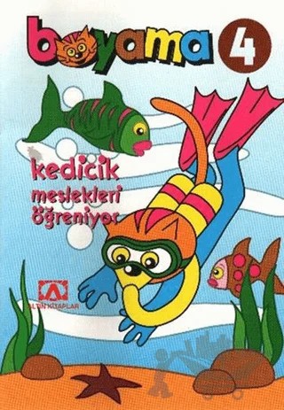 Boyama 4 Kedicik Meslekleri Öğreniyor – Kolektif – Altın Kitaplar kitap kapağı