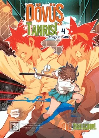 Dövüş Tanrısı 4 – Yong-Je Park – Athica Yayınları kitap kapağı