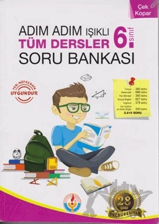 Adım Adım Işıklı 6. Sınıf Tüm Dersler Soru Bankası – Kolektif – Bilal Işıklı Yayınları kitap kapağı