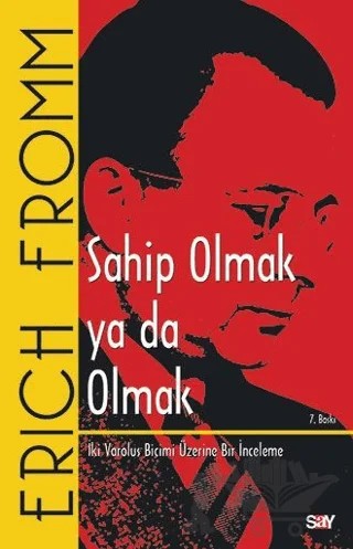 Sahip Olmak ya da Olmak – Erich Fromm – Say Yayınları kitap kapağı
