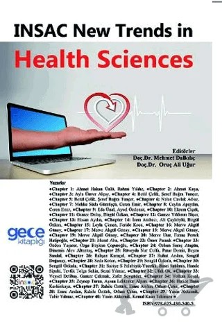 İNSAC New Trends in Health Sciences – Oruç Ali Uğur, Mehmet Dalkılıç – Gece Kitaplığı kitap kapağı