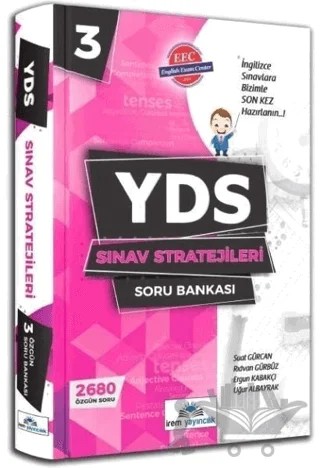 YDS Sınav Stratejileri Soru Bankası – Ergun Kabakçı, Rıdvan Gürbüz, Suat Gürcan, Uğur Albayrak – İrem Yayıncılık kitap kapağı