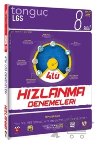 8. Sınıf LGS 4'lü Hızlanma Denemeleri – Kolektif – Tonguç Akademi kitap kapağı