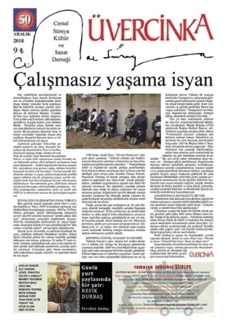 Üvercinka Dergisi Sayı: 50 Aralık 2018 – Üvercinka Dergisi kitap kapağı