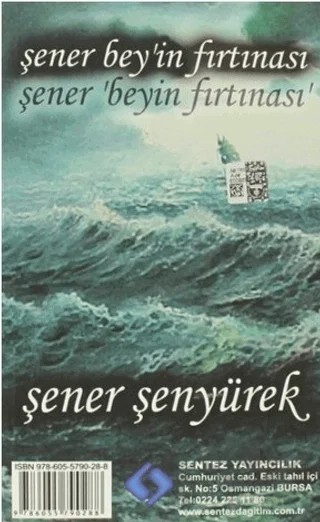 Şener Bey’in Fırtınası - Şener Bey’in Yol Haritası – Şener Şentürk – Sentez Yayınları kitap kapağı
