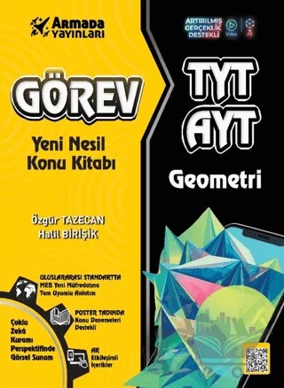 Armada Görev TYT AYT Yeni Nesil Geometri Konu Kitabı – Özgür Tazecan, Halil Birişik – Armada Yayınları kitap kapağı