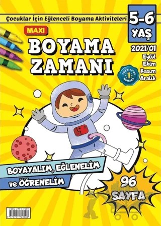 Maxi Boyama Zamanı 1 – Kolektif – Maxi Yayıncılık kitap kapağı