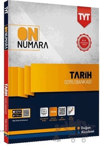 TYT On Numara Tarih Soru Bankası – Mustafa Koç – Doğan Akademi kitap kapağı