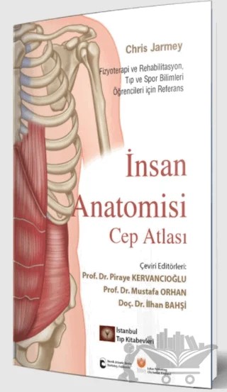 İnsan Anatomisi Cep Atlası – Chris Jarmey – İstanbul Tıp Kitabevi kitap kapağı
