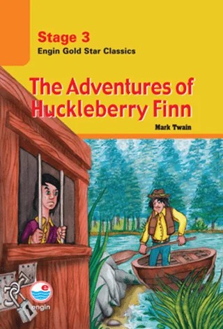 The Adventures of Huckleberry Finn - Stage 3 – Mark Twaın – Engin Yayınevi kitap kapağı