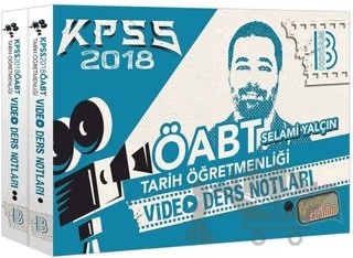 2018 ÖABT Tarih Öğretmenliği Video Ders Notları – Selami Yalçın – Benim Hocam Yayınları kitap kapağı