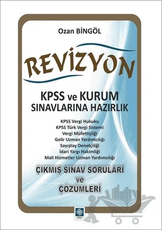 Revizyon - KPSS ve Kurum Sınavlarına Hazırlık – Ozan Bingöl – Ekin Basım Yayın kitap kapağı