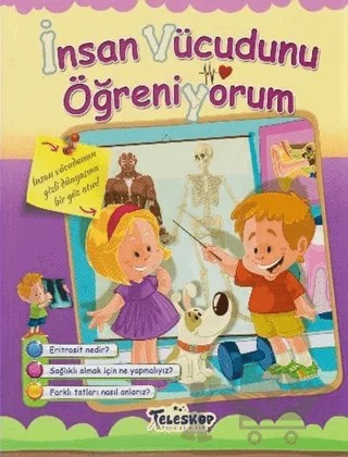 İnsan Vücudunu Öğreniyorum – Kolektif – Teleskop Popüler Bilim kitap kapağı