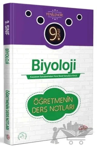 9. Sınıf Biyoloji Öğretmenin Ders Notları – Kolektif – Editör Yayınevi kitap kapağı