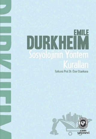 Sosyolojinin Yöntem Kuralları – Emile Durkheim – Cem Yayınevi kitap kapağı