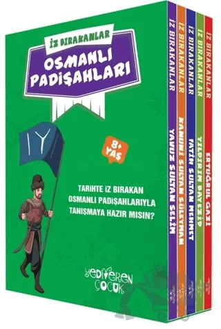 İz Bırakanlar - Osmanlı Padişahları – Eda Bayrak – Yediveren Çocuk kitap kapağı