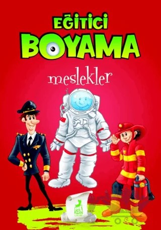 Eğitici Öğretici Boyama - Meslekler – Kolektif – Ren Çocuk kitap kapağı