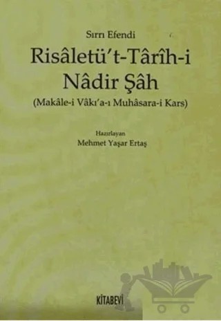 Risaletü’t - Tarih-i Nadir Şah – Kolektif – Kitabevi Yayınları kitap kapağı