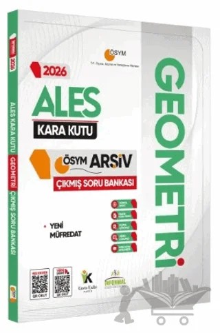 2026 ALES GEOMETRİNİN Kara Kutusu ÖSYM Çıkmış Soru Havuzu Bankası Konu Özetli Video/PDF Çözümlü – Kolektif – Karakutu Yayın kitap kapağı