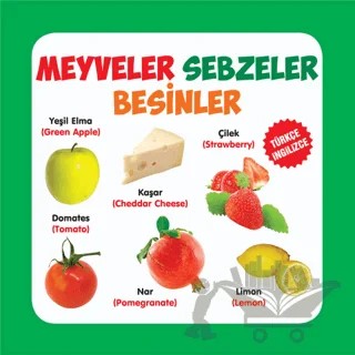 Meyveler Sebzeler Besinler – Kolektif – Parıltı Yayınları kitap kapağı