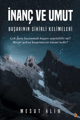 İnanç ve Umut – Mesut Alim – Cinius Yayınları kitap kapağı