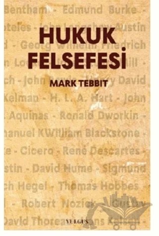 Hukuk Felsefesi – Mark Tebbit – Vulgus Yayınları kitap kapağı
