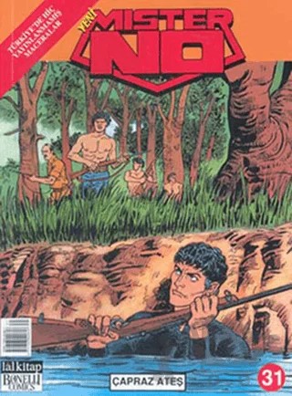 Yeni Mister No Sayı: 31 - Çapraz Ateş – Lal Kitap kitap kapağı