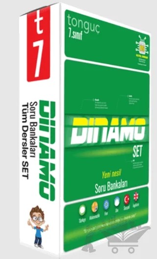 7. Sınıf Dinamo Tüm Dersler Soru Bankası Set – Kolektif – Tonguç Akademi kitap kapağı