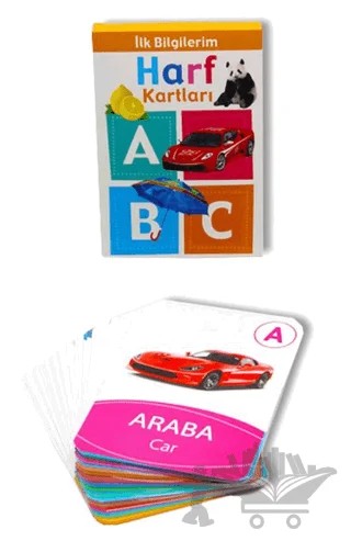 Harf Kartları - İlk Bilgilerim – Kolektif – Çocuk Gezegeni kitap kapağı