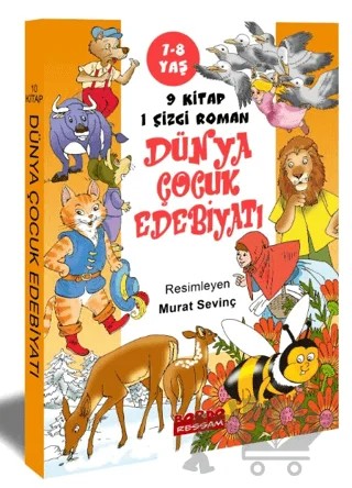 Dünya Çocuk Edebiyatı Seçme Öyküler (7-8 Yaş 10 Kitap Set) – Murat Sevinç – Bordo Ressam kitap kapağı