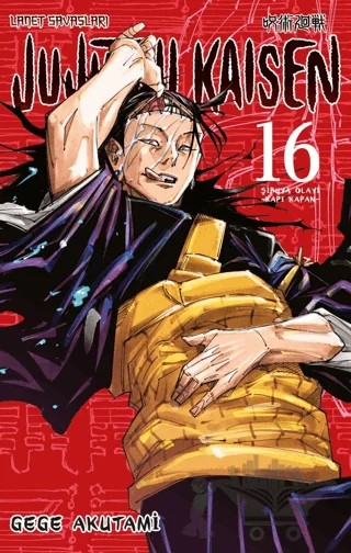 Jujutsu Kaisen 16. Cilt – Gege Akutami – Gerekli Şeyler Yayıncılık kitap kapağı