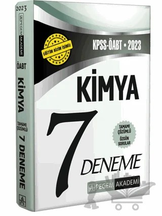 2023 KPSS ÖABT Kimya 7 Deneme – Kolektif – Pegem Akademi Yayıncılık kitap kapağı
