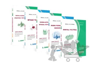 AÖF 3. Sınıf ve 1. Sınıf Siyaset Bilimi ve Kamu Yönetimi Güz Dönemi 5. Yarıyıl Konu Anlatımlı Soru Bankası (312) – Kolektif – Egem Eğitim Yayınları kitap kapağı