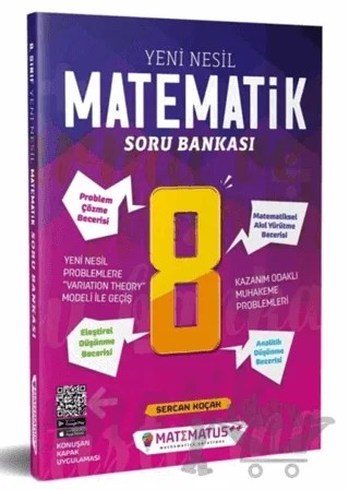 8. Sınıf Matematik Soru Bankası – Sercan Koçak – Matematus Yayınları kitap kapağı