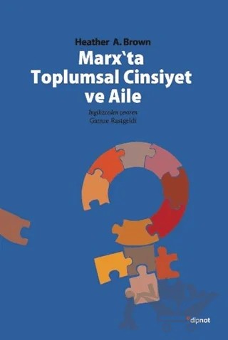 Marx'ta Toplumsal Cinsiyet ve Aile – Heather A. Brown – Dipnot Yayınları kitap kapağı